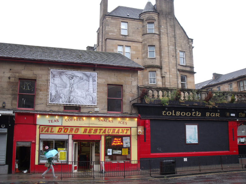 The world famous Val D'Oro restaurant at Glasgow Cross